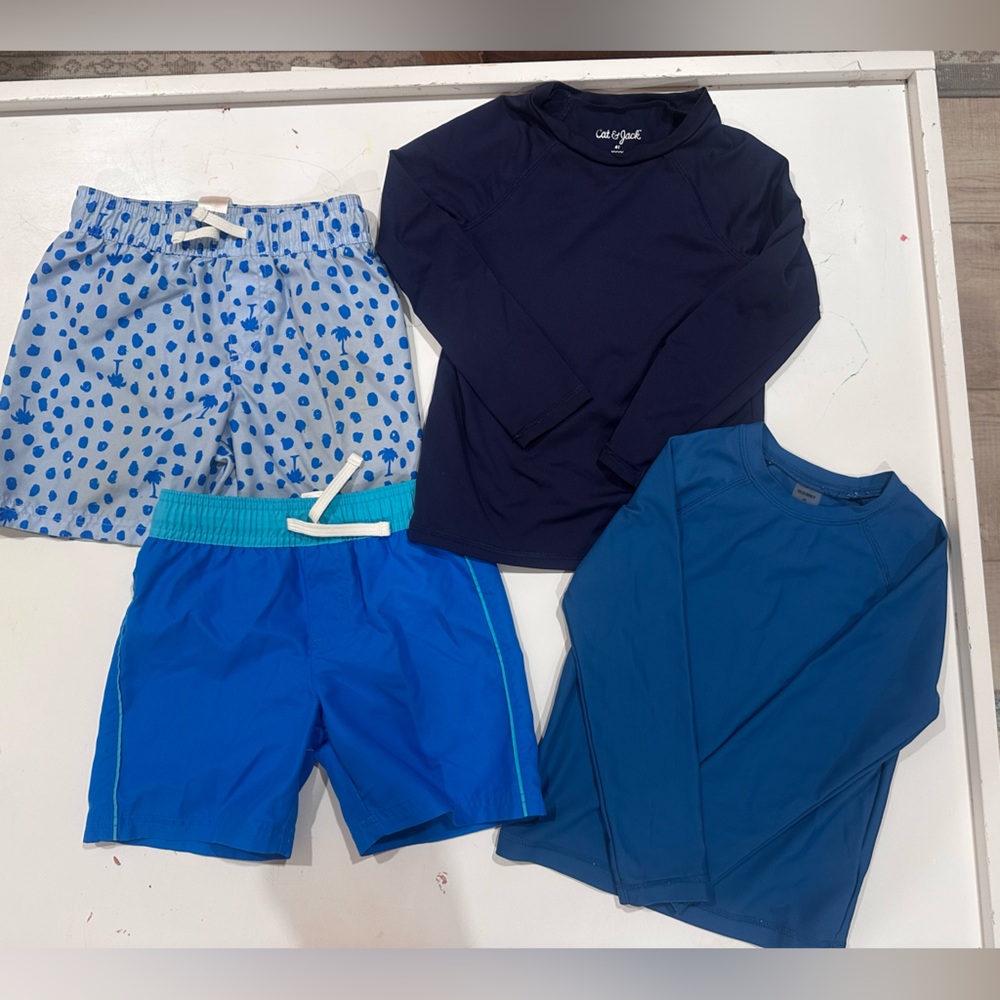 Boys Cat & Jack Swim Bundle - 4T